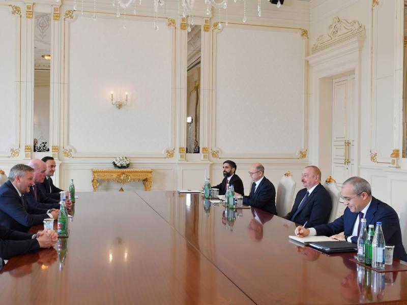 Prezident İlham Əliyev BP-nin yeni baş icraçı direktorunu qəbul edib