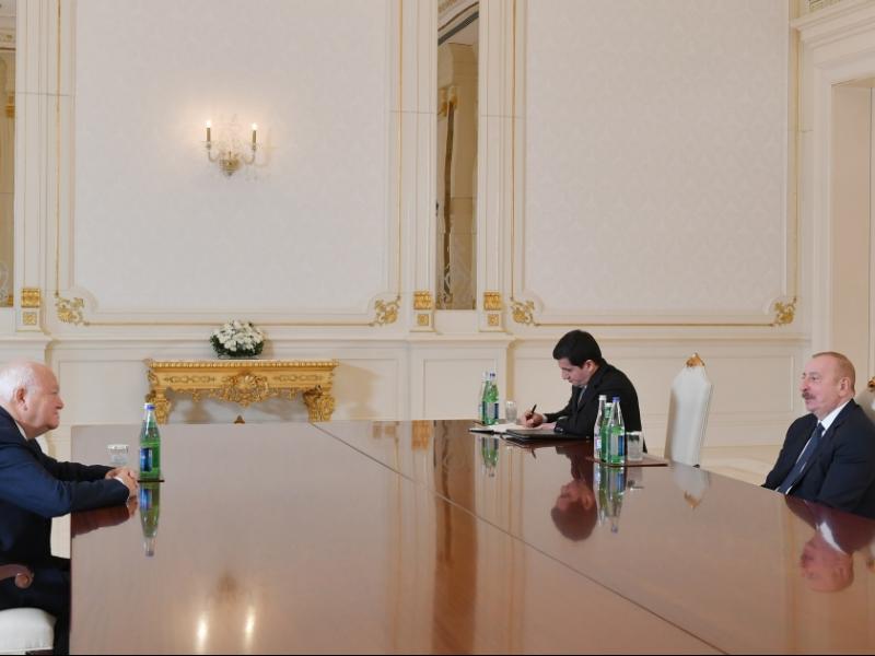 Prezident İlham Əliyev BMT-nin Sivilizasiyalar Alyansının ali nümayəndəsini qəbul edib 
