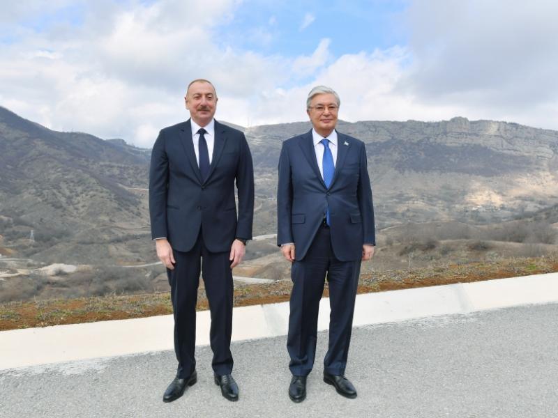 Президенты Азербайджана и Казахстана посетили Шушу
