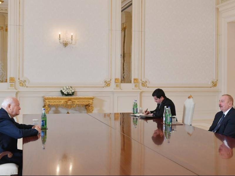 President Ilham Aliyev received High Representative for UN Alliance of Civilizations