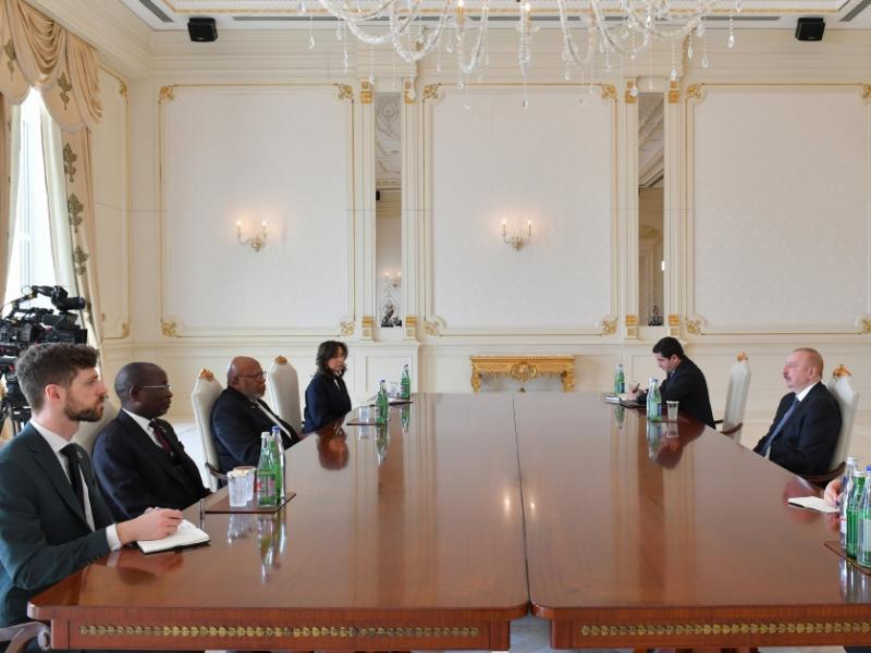 Prezident İlham Əliyev BMT-nin Baş Assambleyasının 78-ci sessiyasının prezidenti Dennis Fransisi qəbul edib