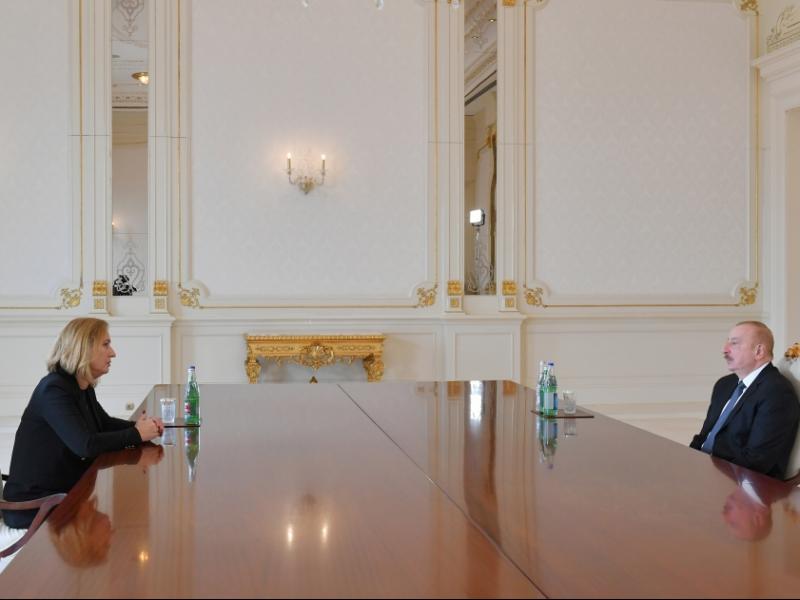 Президент Азербайджана Ильхам Алиев принял бывшего министра иностранных дел Израиля