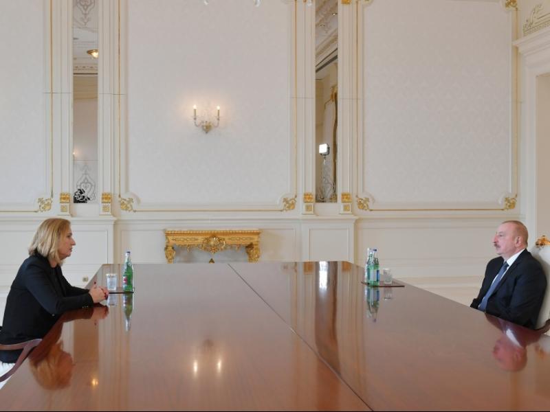 President of Azerbaijan Ilham Aliyev received former Foreign Minister of Israel