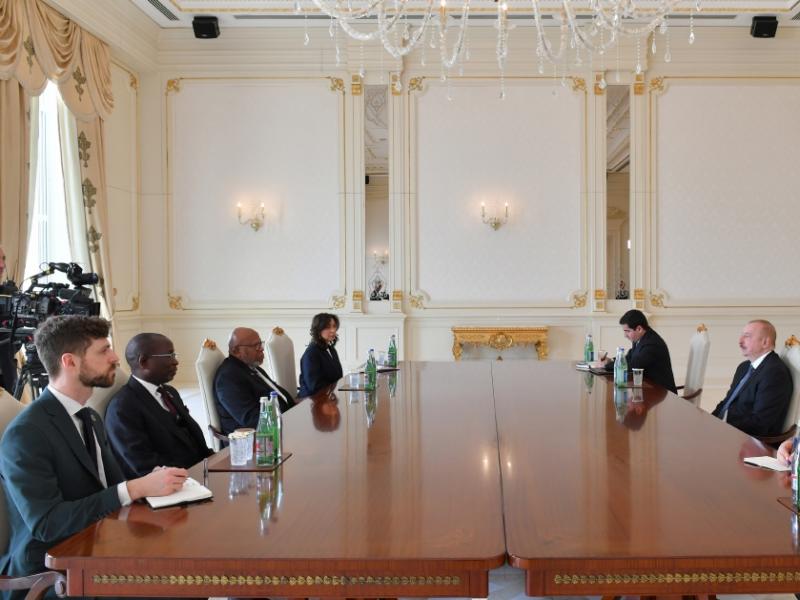 President Ilham Aliyev received President of 78th Session of UN General Assembly Dennis Francis