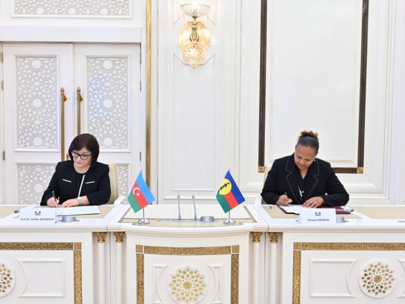 Azerbaijan`s Milli Majlis and New Caledonian Congress sign MoU on cooperation 