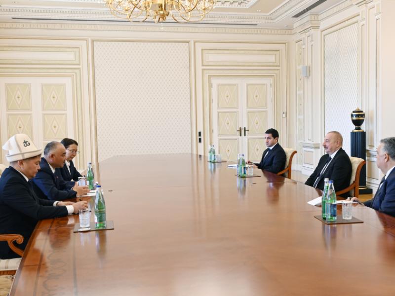 President Ilham Aliyev received Speaker of Jogorku Kenesh of Kyrgyzstan