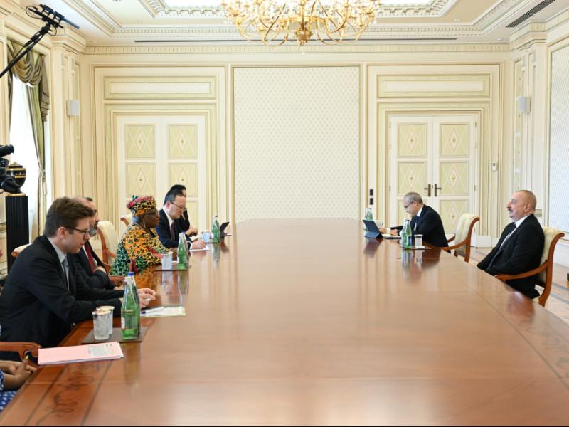 President Ilham Aliyev received Director-General of World Trade Organization