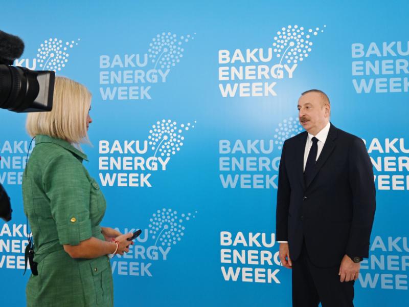 President Ilham Aliyev’s interview was broadcast on Euronews channel