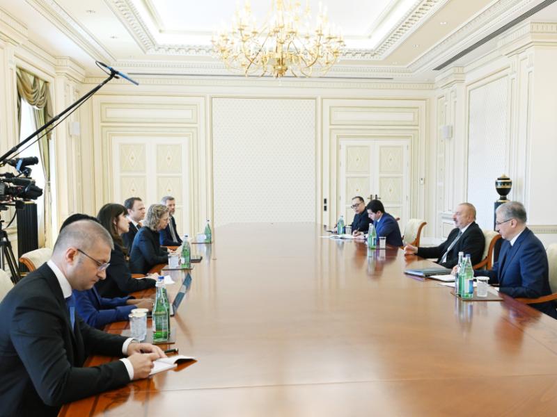 President Ilham Aliyev received Under-Secretary-General of the United Nations and Executive Director of UN Environment Programme 