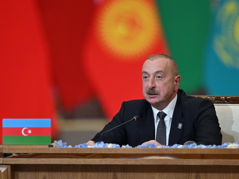 Prezident İlham Əliyev Astanada “ŞƏT plyus” formatında görüşdə çıxış edib
