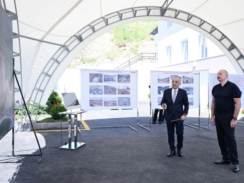 President Ilham Aliyev attended inauguration of Shusha water treatment plant complex 