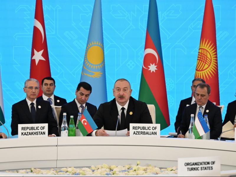 Informal Summit of Heads of State of Organization of Turkic States was held in Shusha President of the Republic of Azerbaijan Ilham Aliyev attended the event 