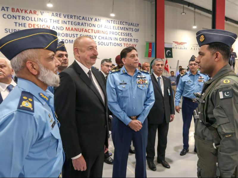 President Ilham Aliyev viewed military exhibition in the 