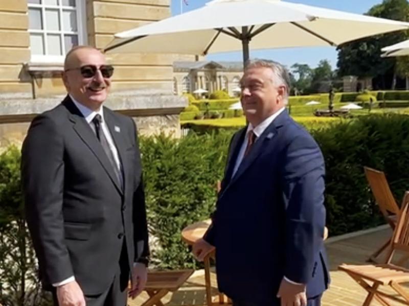 Azərbaycan Prezidenti İlham Əliyev Macarıstanın Baş naziri Viktor Orban ilə söhbət edib