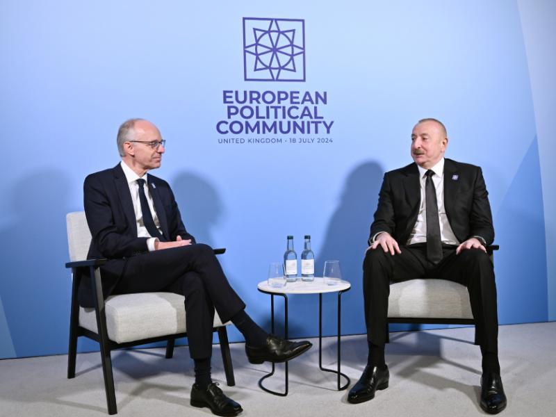 Президент Азербайджана Ильхам Алиев встретился в Оксфорде с премьер-министром Люксембурга Люком Фриденом