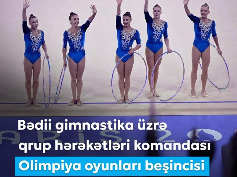 Первый вице-президент Мехрибан Алиева поздравила команду Азербайджана в групповых упражнениях по художественной гимнастике