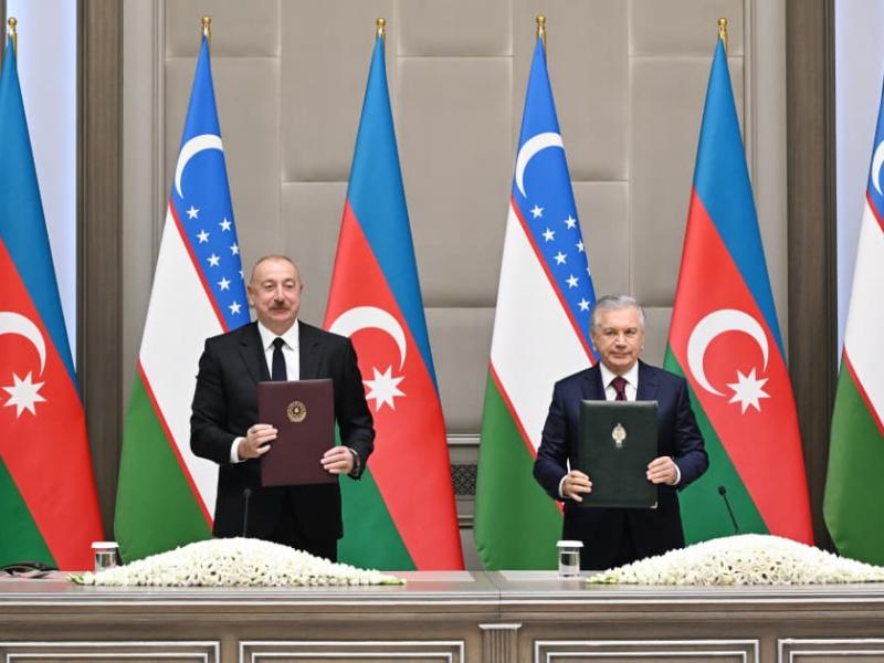 Azerbaijan, Uzbekistan signed documents