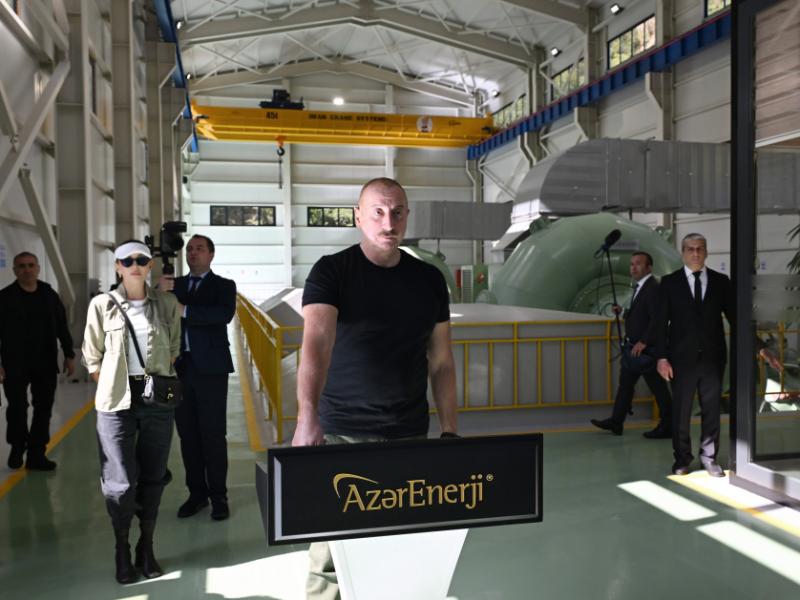 President Ilham Aliyev and First Lady Mehriban Aliyeva attended inauguration of “Yukhari Vang
