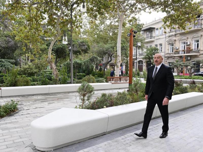 President Ilham Aliyev visited 