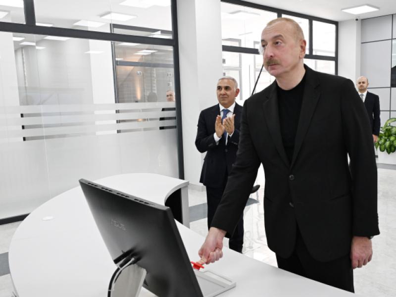 President Ilham Aliyev attended opening of Zangilan Electric Power Network's Digital Control Center