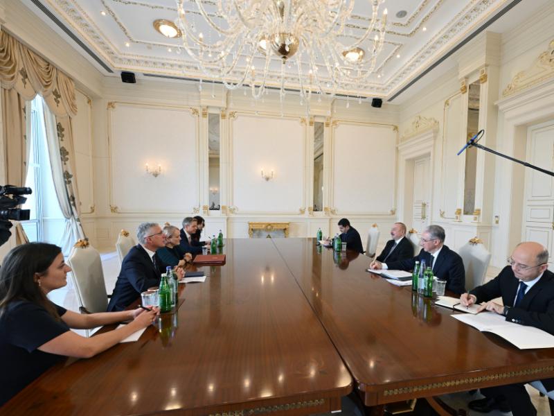 President Ilham Aliyev received UK Minister for Climate