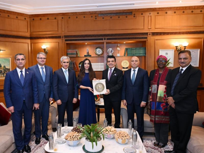 Vice-President of Heydar Aliyev Foundation Leyla Aliyeva visits ICESCO headquarters