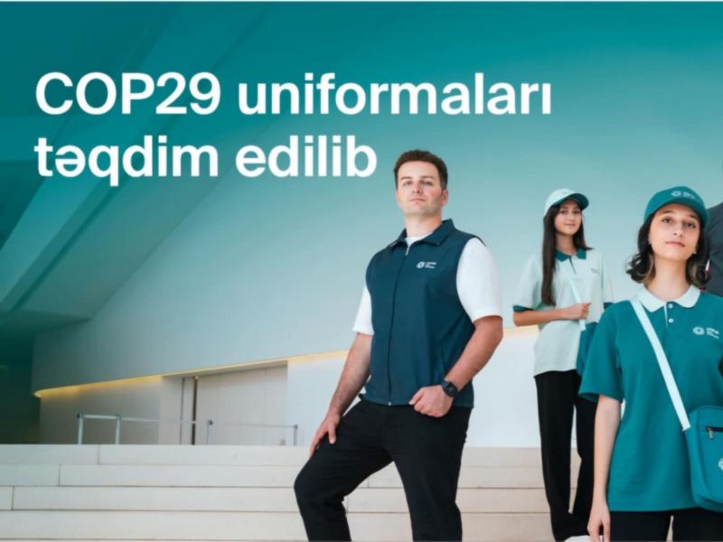 COP29 staff uniforms unveiled