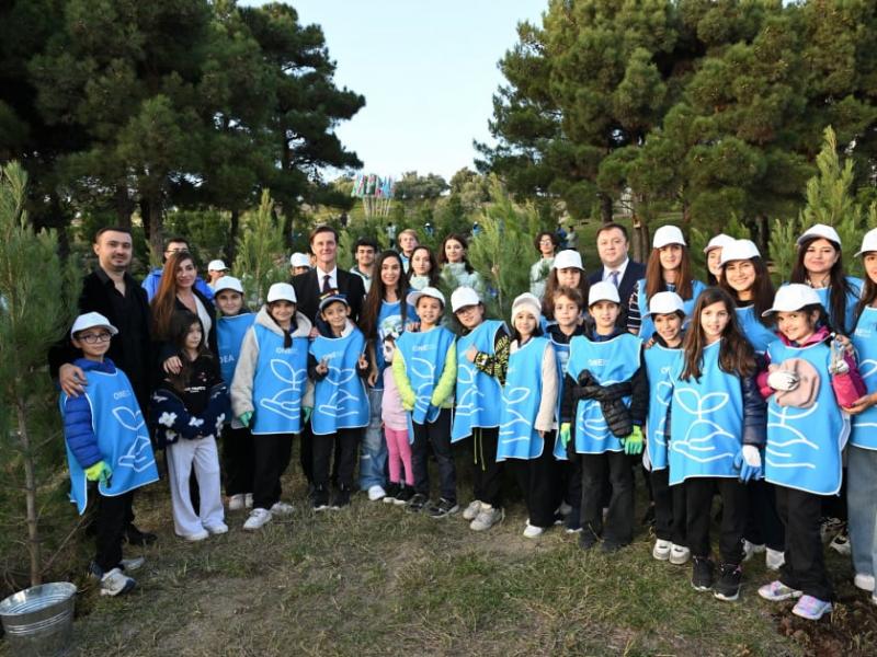 Tree-planting campaign held in Baku