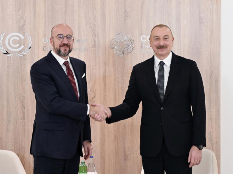 President Ilham Aliyev met with President of the European Council