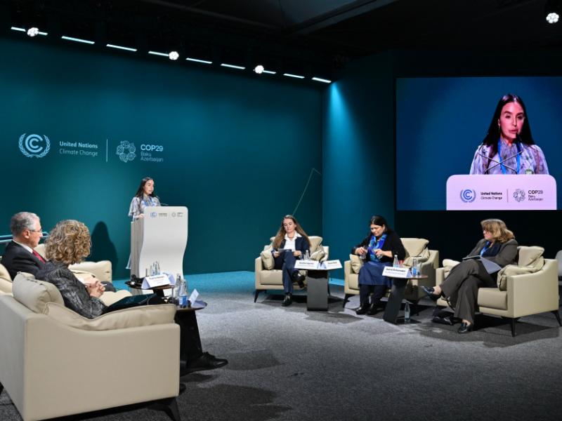 Leyla Aliyeva joins Global Leaders’ Dialogue at COP29