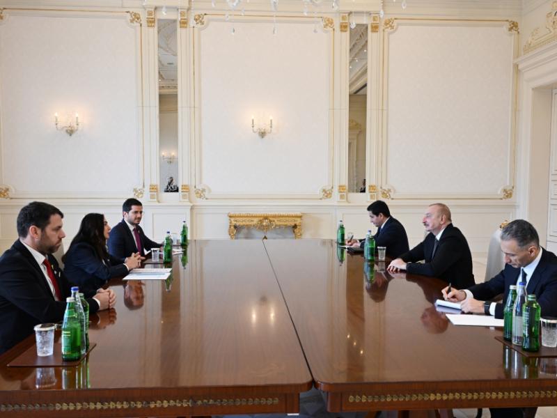 President Ilham Aliyev received Israel's Minister of Transport and Road Safety