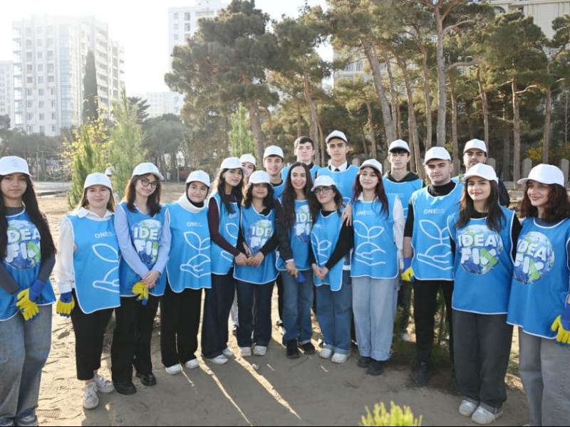 Leyla Aliyeva participates in tree-planting campaign in Baku