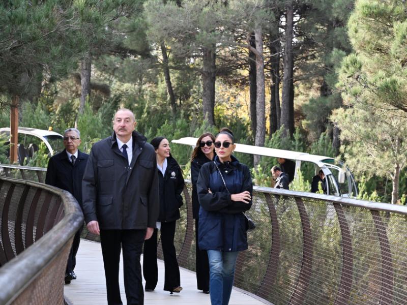 President Ilham Aliyev attended inauguration of Central Botanical Garden