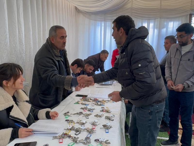 Another 40 families relocated to Jabrayil receive house keys