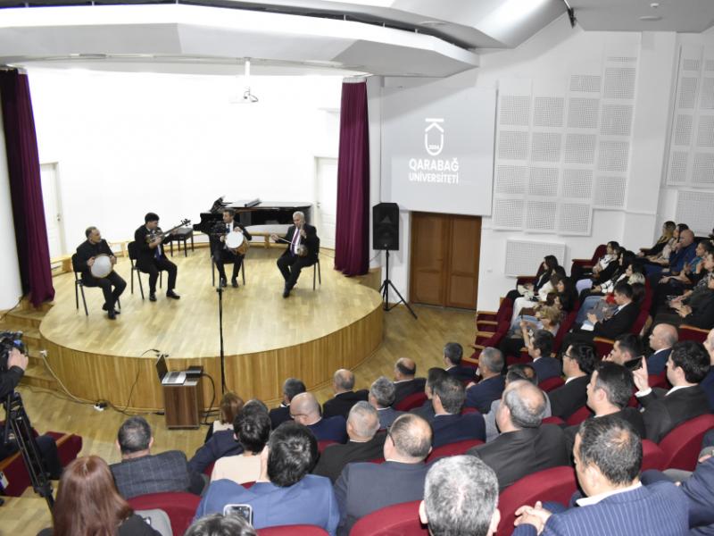 Xankəndi şəhərində Qarabağ Universitetinin yaradılmasının bir illiyi qeyd olunub