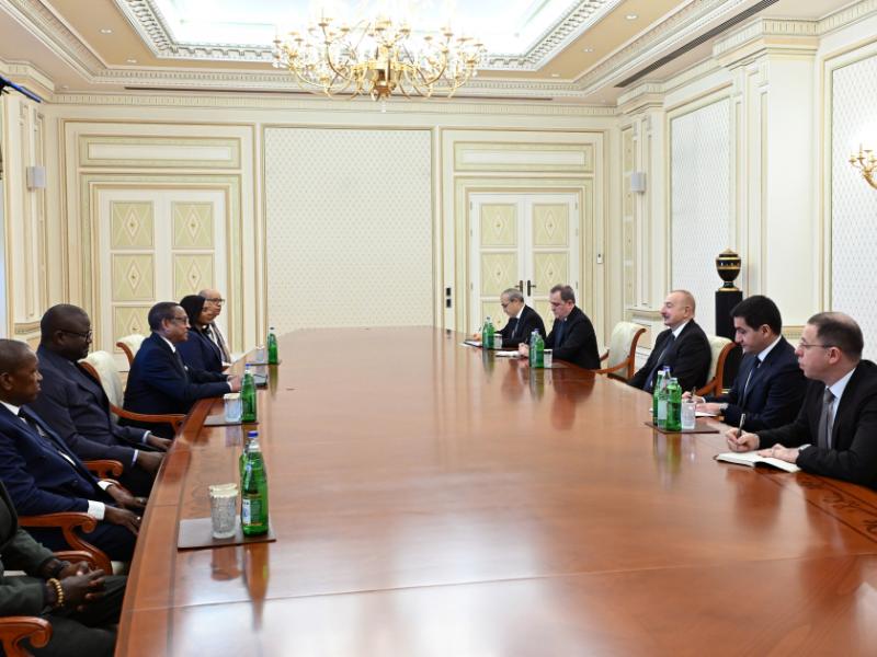 President of Azerbaijan Ilham Aliyev received delegation of Republic of Guinea-Bissau