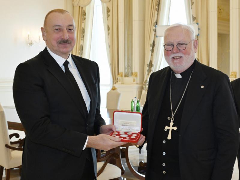 President Ilham Aliyev received Holy See's Secretary for Relations with States and International Organizations