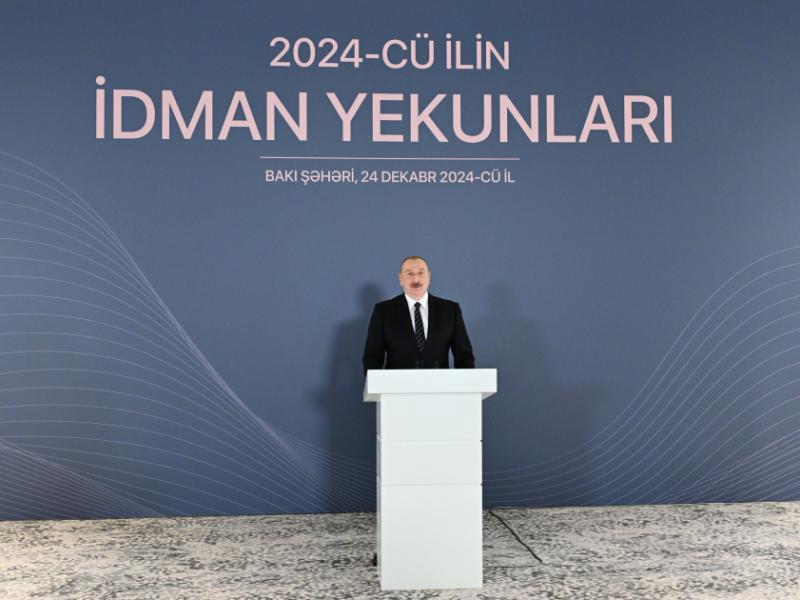 President Ilham Aliyev attended ceremony dedicated to 2024 sports results