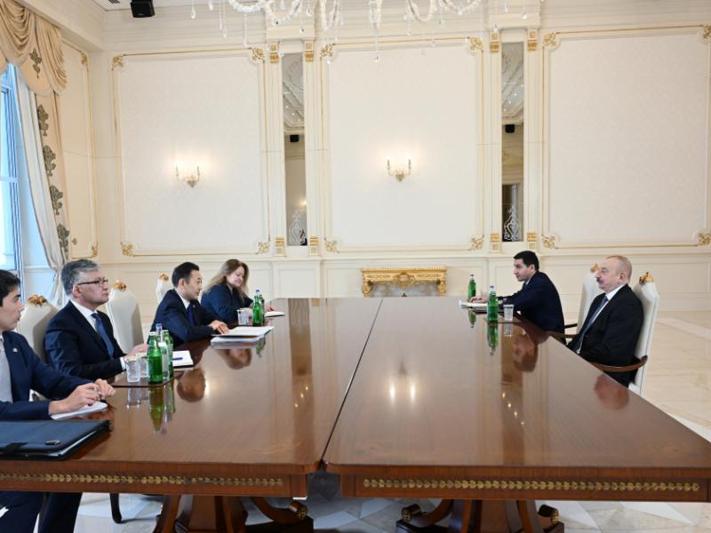 President Ilham Aliyev received Secretary General of the Conference on Interaction and Confidence Building Measures in Asia