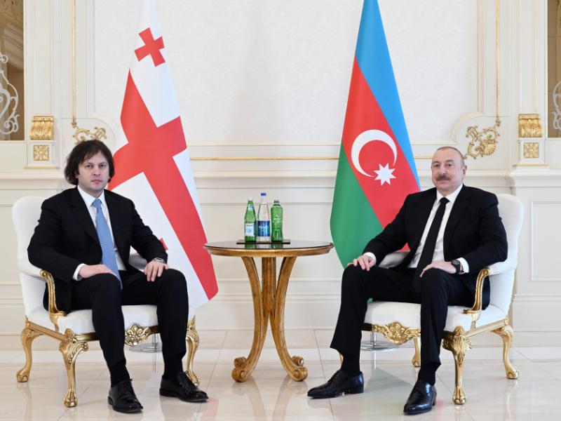 President Ilham Aliyev held one-on-one meeting with Georgian Prime Minister Irakli Kobakhidze