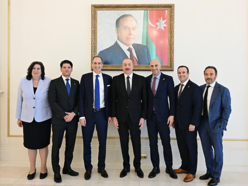 President Ilham Aliyev received Co-Founder and member of Board of Advisors of Israel Economic Forum