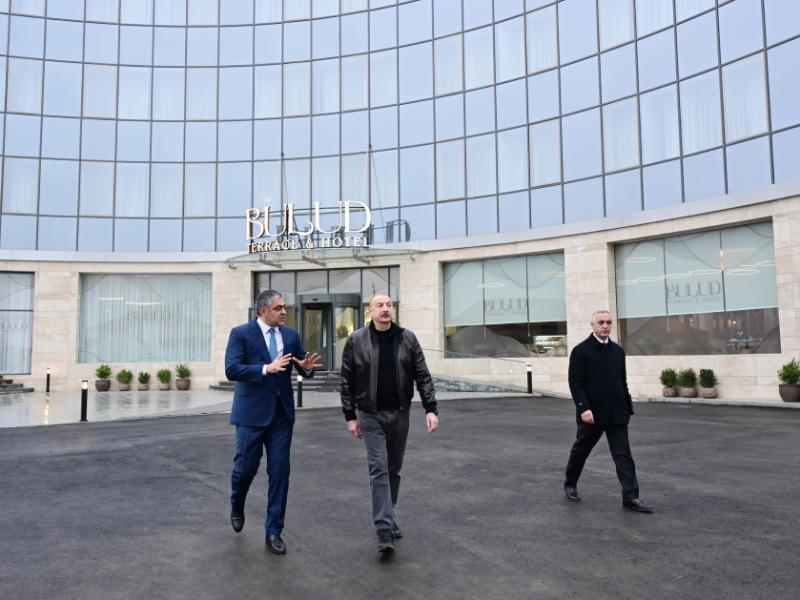 President Ilham Aliyev attended opening of Bulud Hotel in Khankendi