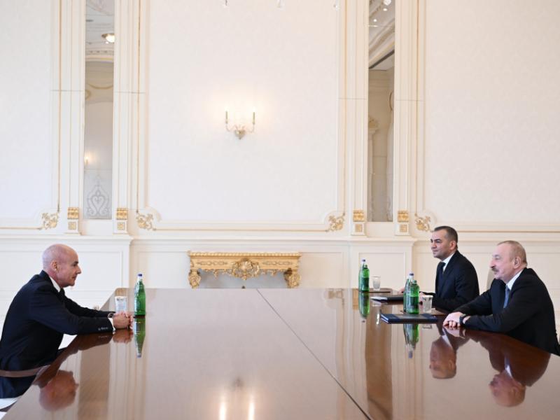 President Ilham Aliyev received President of International Ski and Snowboard Federation