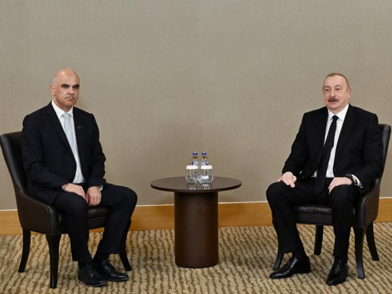 Prezident İlham Əliyevin Antalyada Avropa Şurasının Baş katibi Alen Berse ilə görüşü olub