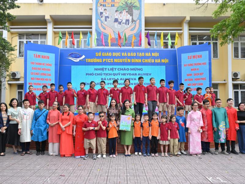 Leyla Aliyeva visits school for visually impaired in Hanoi