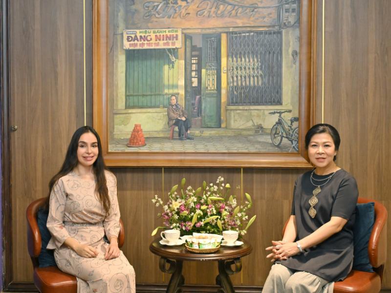 Leyla Aliyeva meets with spouse of General Secretary of the Communist Party of Vietnam Central Committee