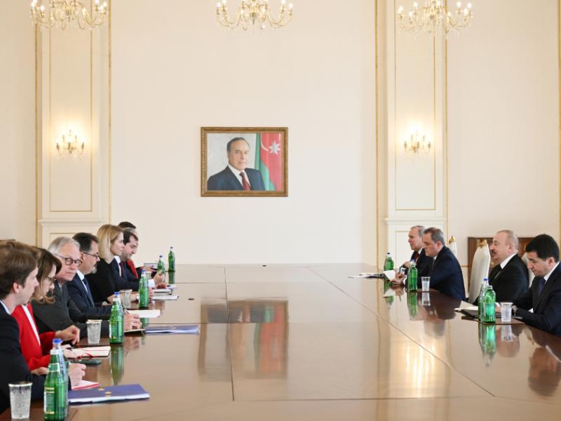 Президент Ильхам Алиев принял верховного представителя Европейского Союза, вице-президента Европейской комиссии Каю Каллас
