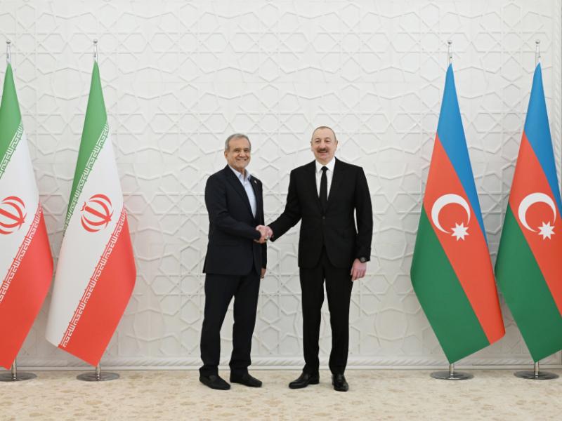 Official welcome ceremony was held for President of Iran Masoud Pezeshkian