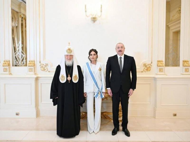 President of Azerbaijan Ilham Aliyev met with Patriarch Kirill of Moscow and All Russia