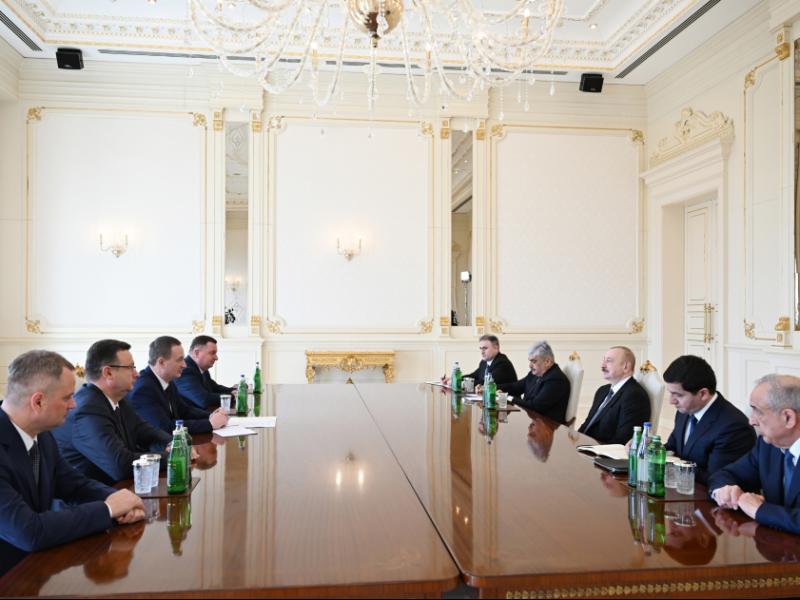 President of Azerbaijan Ilham Aliyev received Prime Minister of Belarus